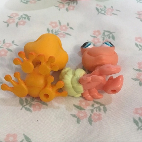 Littlest Pet Shop #874 Frog With Hermit Crab #929 Lot Lps - Picture 2 of 4